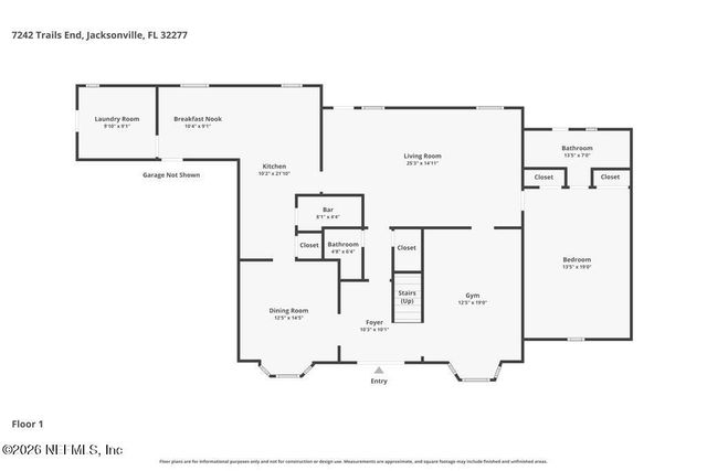 7242 TRAILS END, Jacksonville, FL 32277