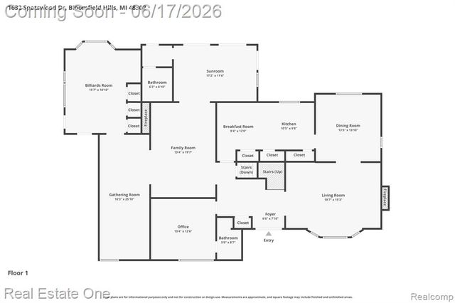 1632 Spotswood Drive, Bloomfield Hills, MI 48302
