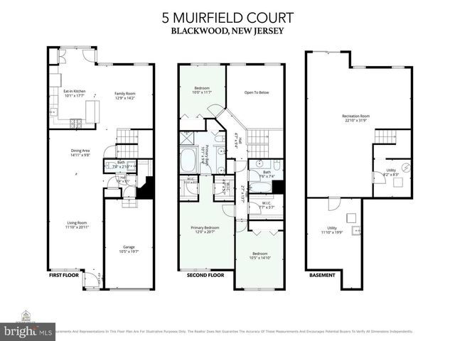 5 MUIRFIELD CT, Blackwood, NJ 08012