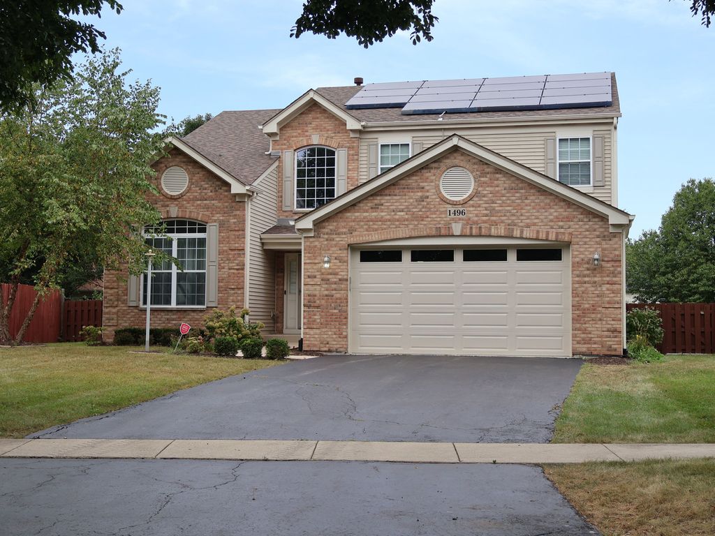 1496 Misty Lane, Bolingbrook, IL 60490 — exterior