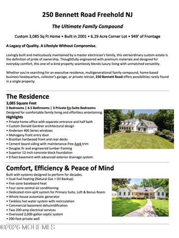 250 Bennett Road, Freehold, NJ 07728