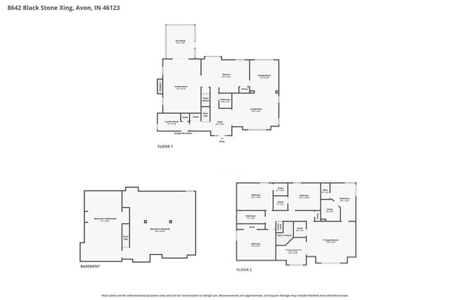 8642 Black Stone Xing, Avon, IN 46123