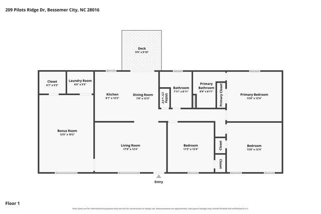 209 Pilots Ridge Drive, Bessemer City, NC 28016