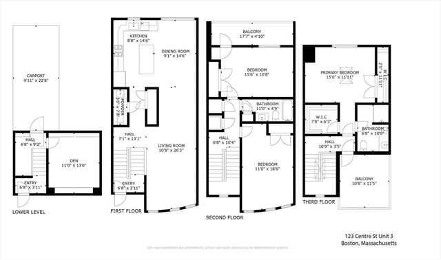 123-125 Centre St TH4, Boston, MA 02124