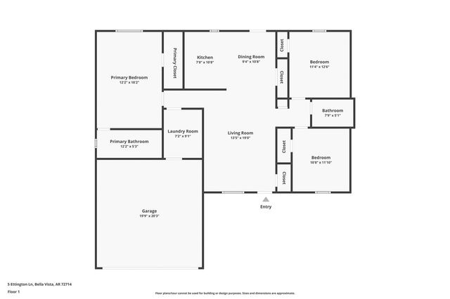 5 Ettington Lane, Bella Vista, AR 72714