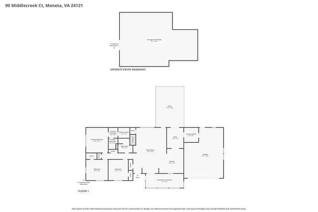 90 Middlecreek CT, Moneta, VA 24121