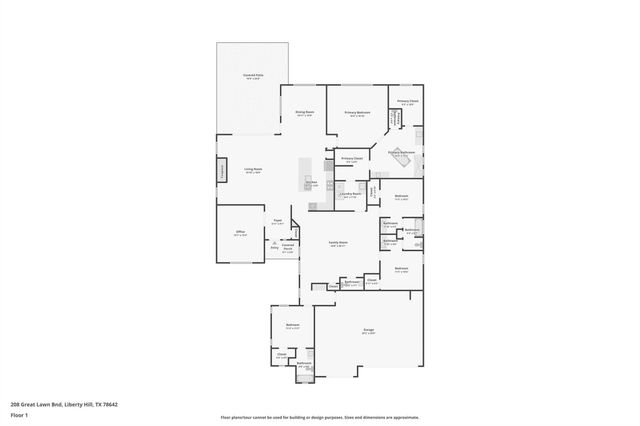208 Great Lawn BND, Liberty Hill, TX 78642