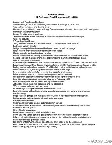 114 Corkwood Boulevard, Homosassa, FL 34446