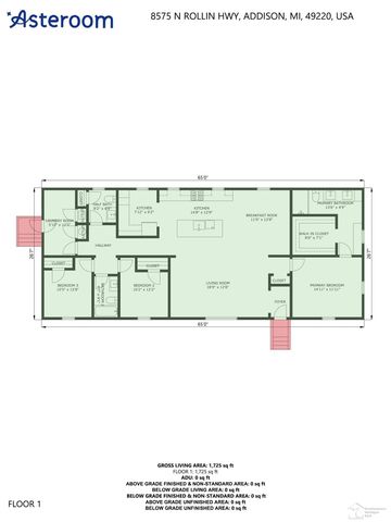 8575 N Rollin Hwy Highway, Woodstock Twp, MI 49220