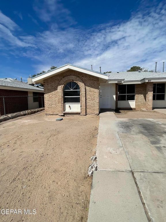 849 MONTERA Road, El Paso, TX 79907
