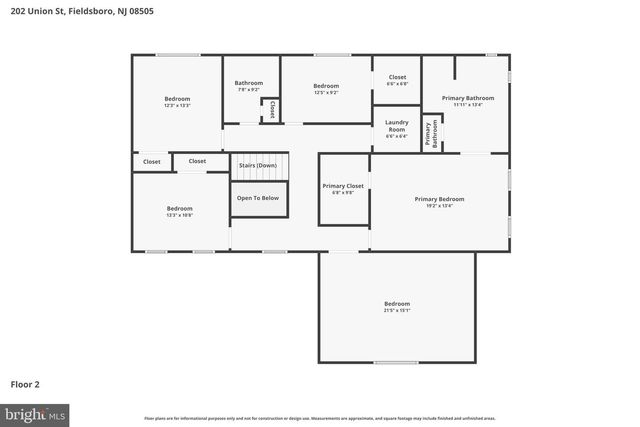 202 UNION ST, Bordentown, NJ 08505