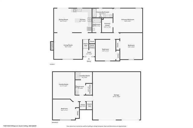 1307 NW Hilltop Lane, Grain Valley, MO 64029