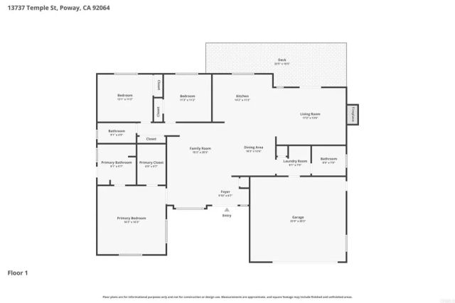 13737 Temple Street, Poway, CA 92064