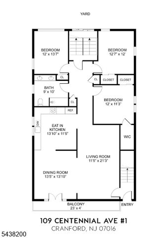 109 Centennial Ave, Cranford Twp., NJ 07016