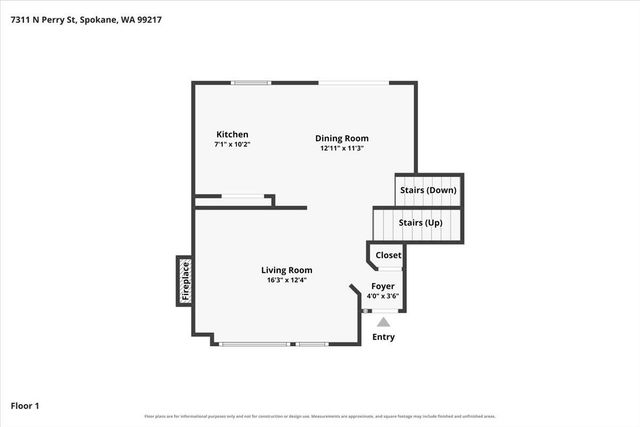 7311 N PERRY St, Spokane, WA 99217