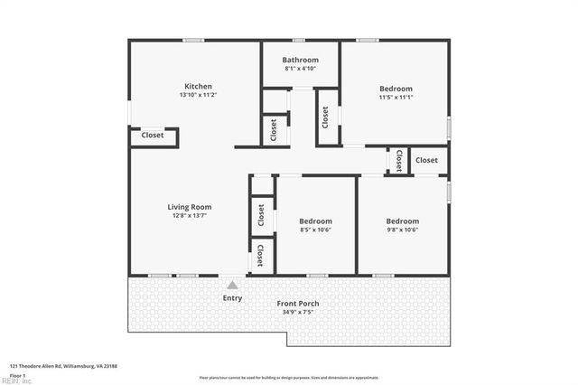 121 Theodore Allen RD, Williamsburg, VA 23188