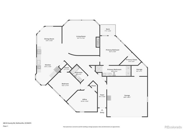 480 N County Rd, Rollinsville, CO 80474