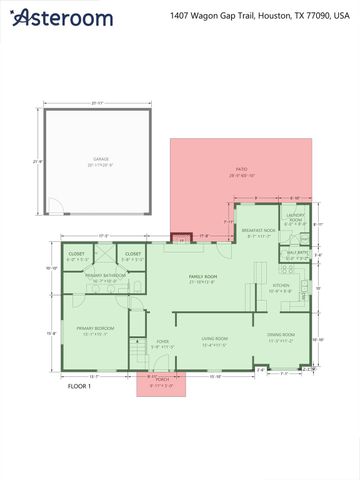 1407 Wagon Gap Trail, Houston, TX 77090