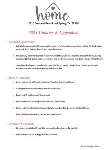 2910 Crescent Bend Road, Spring, TX 77388