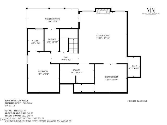 2004 Brocton Place, Durham, NC 27712