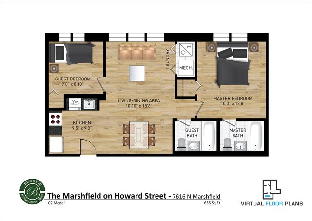 7616 N MARSHFIELD Avenue 302, Chicago, IL 60626