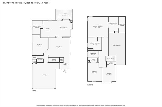 1170 Stone Forest TRL, Round Rock, TX 78681