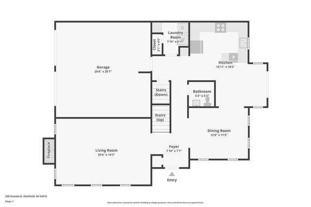 398 Oneida STREET, Delafield, WI 53018