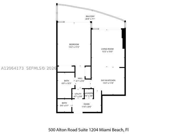 500 Alton Rd 1204, Miami Beach, FL 33139