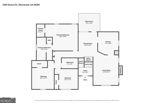 2594 Deann Drive, Ellenwood, GA 30294