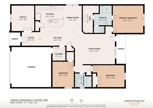 19049 Sonora Chase Drive, New Caney, TX 77357