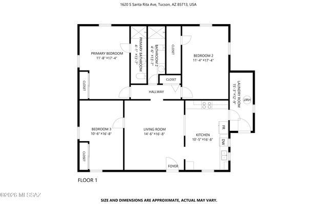 1620 S Santa Rita Avenue, Tucson, AZ 85713