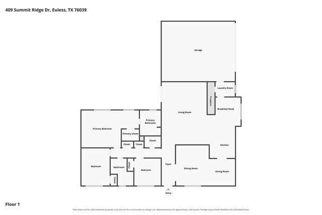 409 Summit Ridge Drive, Euless, TX 76039