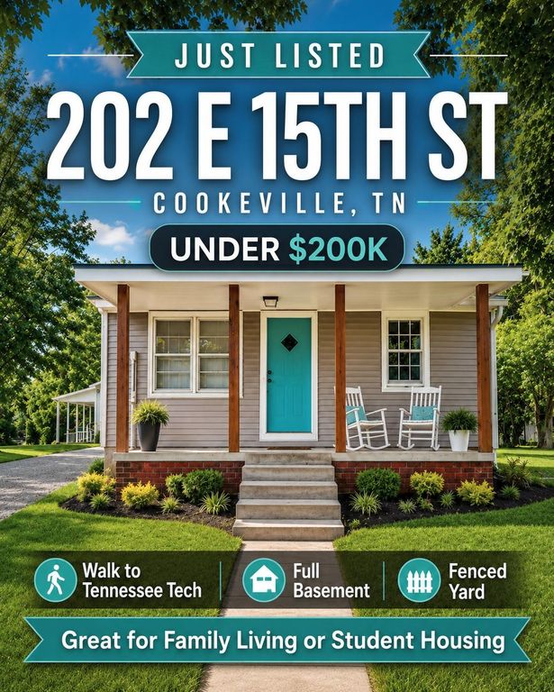 202 15th St, E, Cookeville, TN 38501
