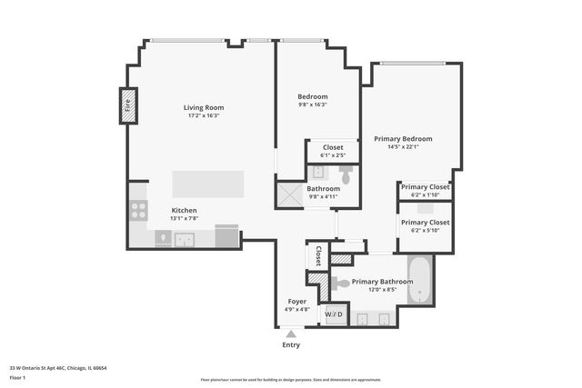 33 W Ontario Street 25H, Chicago, IL 60654