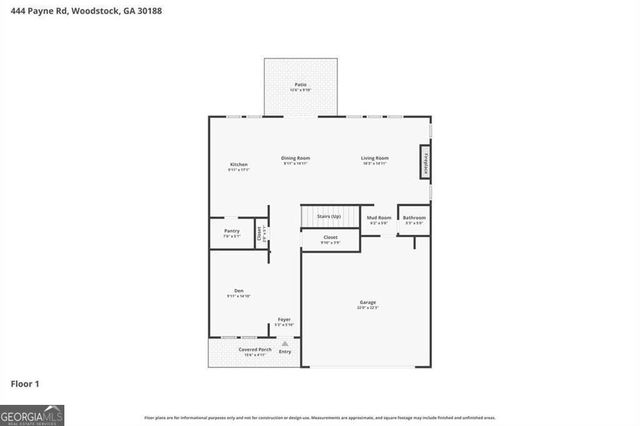 444 Payne Road, Woodstock, GA 30188