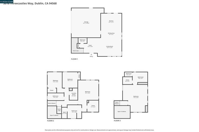 3016 3016 Threecastles Way, Dublin, CA 94568