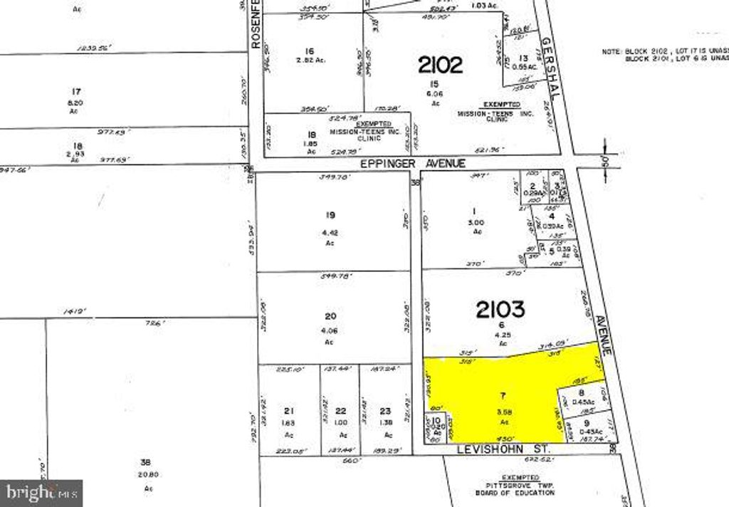 0 GERSHAL AVE, PITTSGROVE, NJ 08318 — exterior