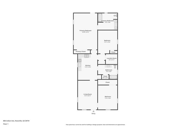 806 Indian Avenue, Rossville, GA 30741