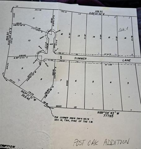 008 Summer Lane, Eufaula, OK 74432