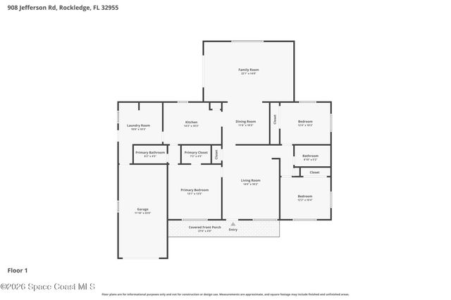 908 Jefferson Road, Rockledge, FL 32955