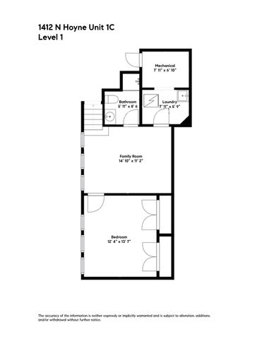 1412 N Hoyne Avenue 1C, Chicago, IL 60622