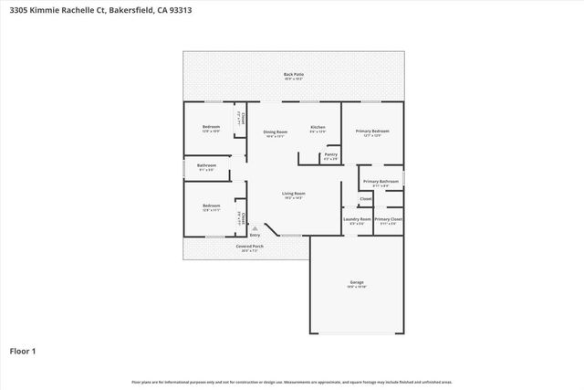 3305 Kimmie Rachelle Court, Bakersfield, CA 93313