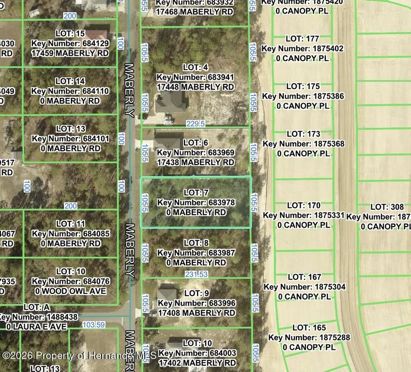 0 Maberly Road, Weeki Wachee, FL 34614