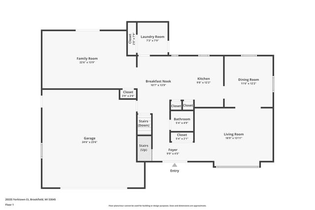 20335 Yorktown COURT, Brookfield, WI 53045