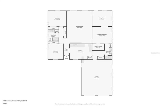 102 SANDRA LANE, Crescent City, FL 32112