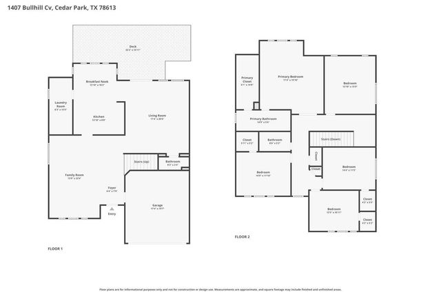 1407 Bullhill CV, Cedar Park, TX 78613