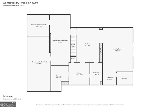 599 McDade Street, Tyrone, GA 30290