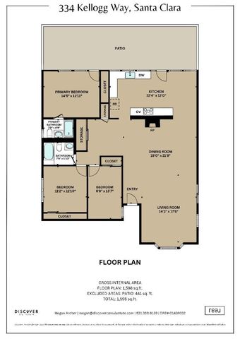 334 Kellogg Way, Santa Clara, CA 95051