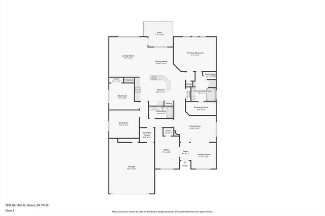 1824 NE 11th Street, Moore, OK 73160