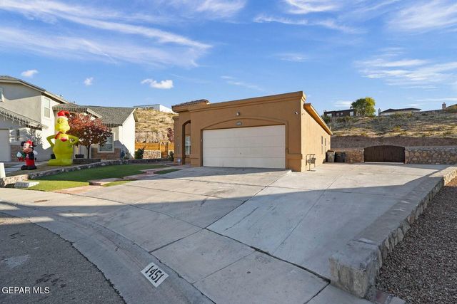 1451 SENDA DEL SOL Lane, El Paso, TX 79911